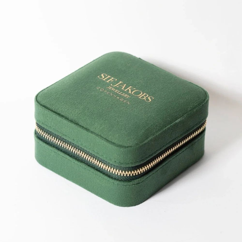 SIF JAKOBS JEWELLERY-Jewellery Travel Box-piccolo green